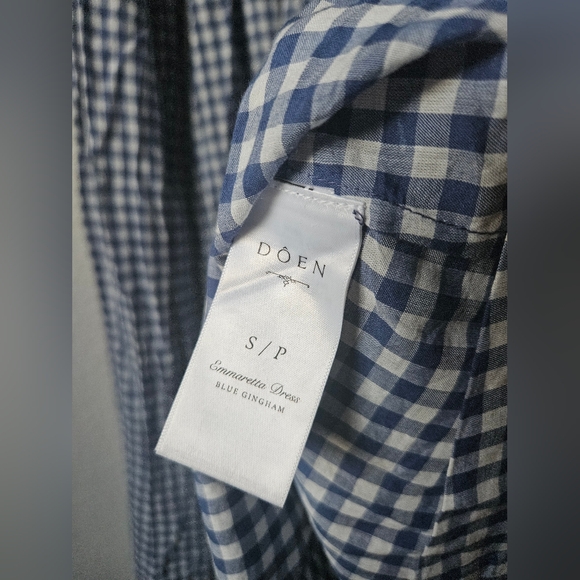 Doen Emmaretta in blue gingham, small - Picture 8 of 10